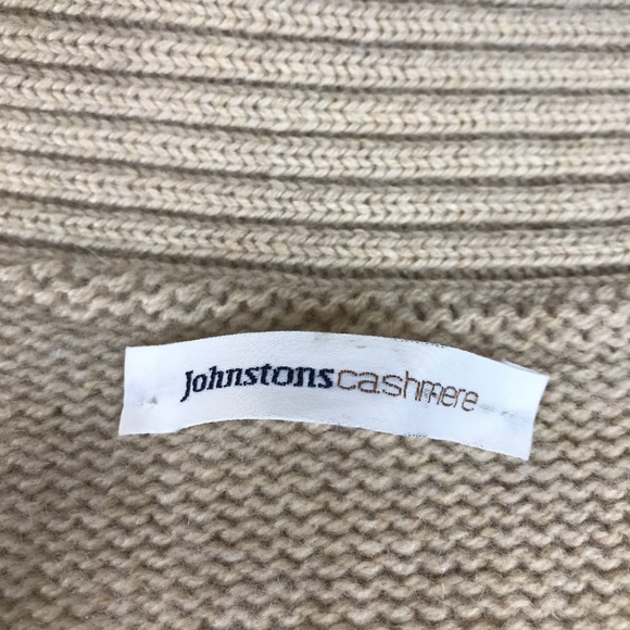 Johnstons of Elgin Cashmere Sweater Cardigan L/XL - Picture 7 of 8